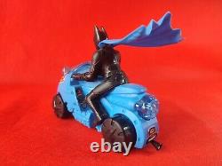 Ultra Rare Vintage Figure Batman Returns In Batcycle Bootleg New Old Stock