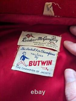 Ultra Rare Vintage Georgia Bulldogs Gym Letterman Jacket Letter UGA Dawgs Size42