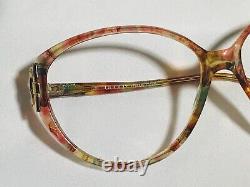 Ultra Rare Vintage Gucci 80's Horsebit Oversized Butterfly Eyeglasses GG 2167