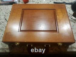 Ultra Rare Vintage H Gerstner & Sons Wooden Briefcase Wow! Only One On Ebay
