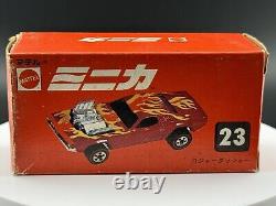 Ultra Rare Vintage Japanese Red Box Hot Wheels -Redline Era- Roger Dodger
