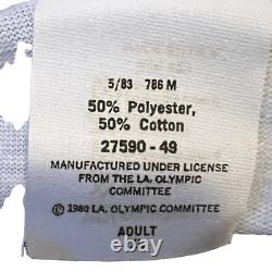 Ultra Rare Vintage Levi 1980 LA Olympics Committee T-Shirt Adult XL USA