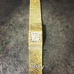 Ultra Rare Vintage Lucien Piccard 14K Gold Watch