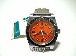Ultra Rare Vintage Man Diver Watch Cronel New Old Stock 60ss Hand Wind