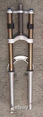 Ultra Rare Vintage Marzocchi Bomber Mr. T Dual Crown Dh Fork 130 MM Travel 26