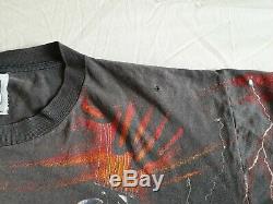Ultra Rare Vintage Metallica All Over Print T Shirt Wild Oats