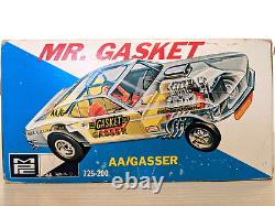 Ultra Rare! Vintage Mpc Mr. Gasket Clear-body Gasser Funny Car Kit Sealed Bag