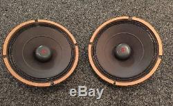 Ultra Rare Vintage Nos Audax T24 Pv8 Wide Band Speaker One Pair