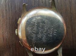 Ultra Rare Vintage ORIGINAL SWISS SOLID GOLD 18K ULTIMOR CHRONORAPHE 17 JEWELS