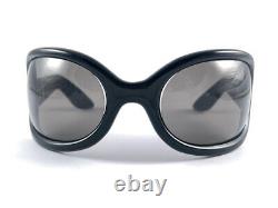 Ultra Rare Vintage Oliver Goldsmith Yuhu Black Oversized 1966 Sunglasses
