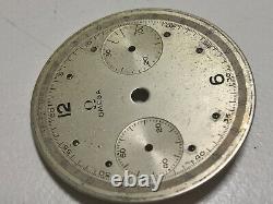 Ultra Rare Vintage Omega Chronograph 33.3 Watch Dial For Parts Genuine 100%