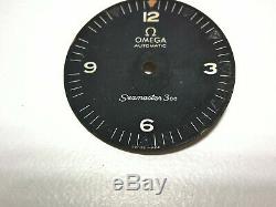 Ultra Rare Vintage Omega Seamaster 300 Ref 14755 Matte Dial Used Condition
