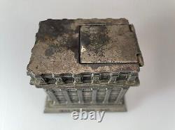 Ultra Rare Vintage Pacific Mutual Inkwell Metal Souvenir Building W&H