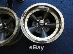Ultra Rare Vintage Pair Imco Torque Thrust Style Polished Lip 14x7 Ford 5 1/2