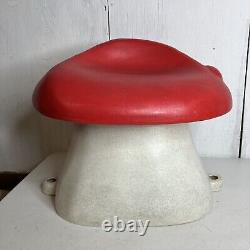 Ultra Rare Vintage Playground Plastic Mushroom Seat