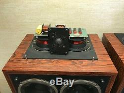 Ultra Rare Vintage Polk Audio Floor Speakers With Stands RTA 12