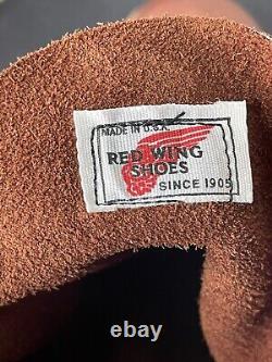 Ultra Rare Vintage RED WING Model 957 Men's size 8 Boots Feather Deadstock NOS