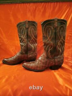 Ultra Rare Vintage R. F. Foley Men's Anteater Cowboy Boots Size 9.5 D