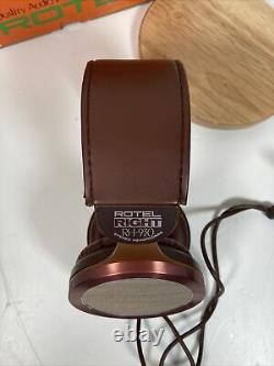 Ultra Rare Vintage Rotel RH-930 Electret Audiophile Headphones With Manual, Box