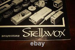 Ultra Rare Vintage STELLAVOX SQ7 HOLOPHONIE Quadraphonic SP7 1972 SALES BROCHURE