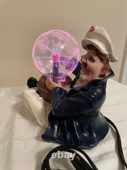 Ultra Rare Vintage Sailor/Captain Electro Plasma Ball Lamp