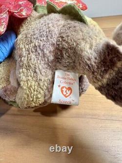 Ultra Rare Vintage Scorch Beanie Baby 1998 With Errors Mint Condition