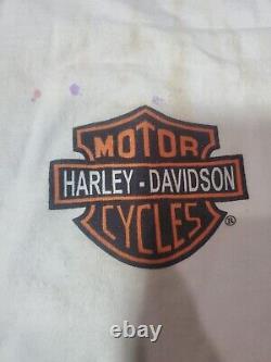 Ultra Rare Vintage Screen Stars Harley Davidson Sicily Italy Shirt Men's Size XL