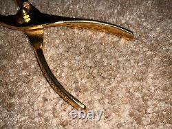 Ultra Rare Vintage Snap-on No. 46 Gold Vacuum Grip Slip Joint Pliers 1986 Award