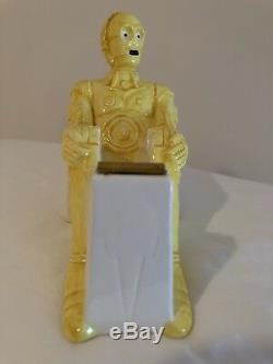 Ultra-Rare, Vintage Star Wars C-3PO Ceramic Tape Dispenser Mint In Box