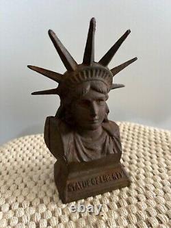 Ultra Rare Vintage Statue of Liberty Bust Sculpture Plus Bank. L@@@@K