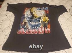Ultra Rare Vintage Stone Cold Steve Austin Rap T-shirt Men's Size XL Rarest One