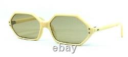 Ultra-Rare Vintage Sunglasses Italy Designe 1950s White Candy Frame Everyday