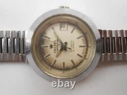 Ultra Rare Vintage Swiss Delma Of Switzerland Date Ladies Automatic Wristwatch