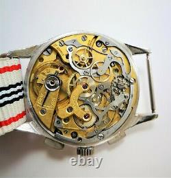 Ultra Rare Vintage Swiss Watch Marvin Pilot Chronograph Circa 1930