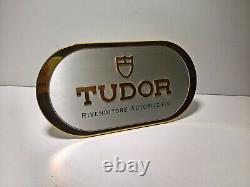 Ultra Rare Vintage TUDOR Dealer Advertising Plaque Big Size