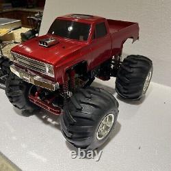 Ultra Rare Vintage Tamiya Clod Buster Rc Monster Truck Low Use Great Shape