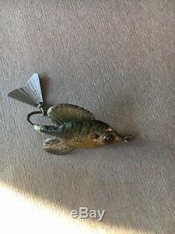 Ultra Rare Vintage Tin Lizzy Pumpkinseed Fishing Lure! Arbogast. Free Shipping