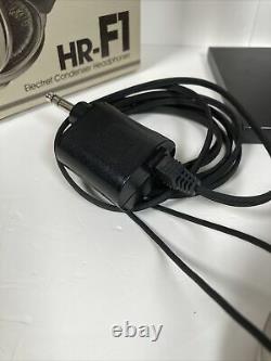 Ultra Rare Vintage Toshiba HR-F1 Electret Condenser Headphones With Box Minty