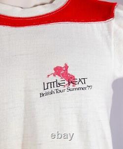 Ultra Rare Vintage Tour TShirt Little Feat British Tour Summer'77 1977