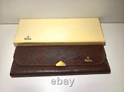 Ultra Rare Vintage VETTA Leather Travel Box Good Condition 70SS