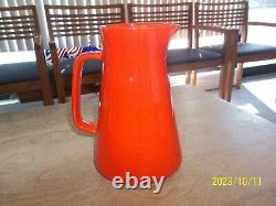 Ultra Rare Vintage Waechtersbach Mid-Century Modern Pitcher with 5 Cups