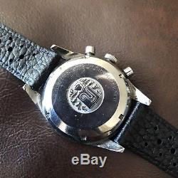 Ultra Rare Vintage Yema Rallye Black Out Chronograph watch