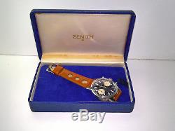 Ultra Rare Vintage Zenith Chronograph A278 Panda Dial 37mm Cal 146dp