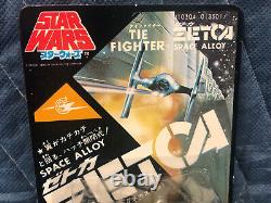 Ultra Rare Vintage Zetca Space Alloy Star Wars Tie fighter by Takara unpunched