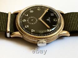 Ultra Rare Watch Vintage WAGNER MILITARY PILOT LUFTWAFFE WWII. Cal. Urofa 581