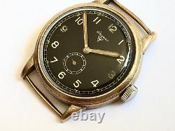Ultra Rare Watch Vintage WAGNER MILITARY PILOT LUFTWAFFE WWII. Cal. Urofa 581