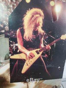 Ultra Rare vintage Metallica Poster 1986 Cliff Burton day on the green matted
