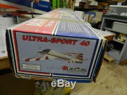 Ultra Sport 40 Balsa Kit By Great Planes. Vintage Rare