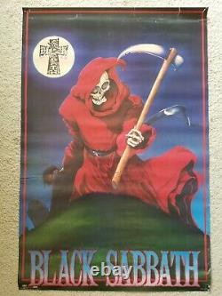 Ultra rare Black Sabbath Original Winterland Productions 1986 Poster vintage