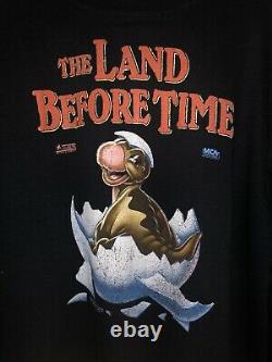Ultra rare Vintage 1988 Land Before Time movie GRAIL promo T shirt